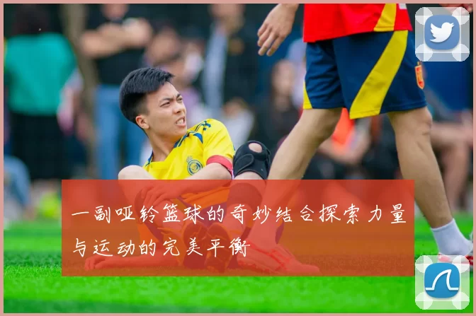 一副哑铃篮球的奇妙结合探索力量与运动的完美平衡
